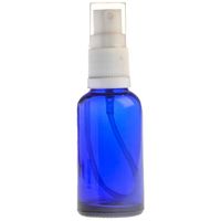 Essentially Natural Blue Glass Bottle with Spritzer